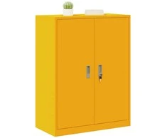 Oppbevaringsskap Garučių geltona 80 x 40 x 105 cm Plienas