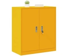 Oppbevaringsskap Garučių geltona 80 x 40 x 90 cm Plienas