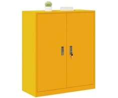 Oppbevaringsskap Garučių geltona 90 x 40 x 105 cm Plienas
