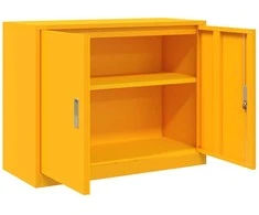 Oppbevaringsskap Garučių geltona 90 x 40 x 70 cm Plienas