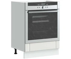 Orkaitės spintelė "Lucca" balta inžinierinė mediena