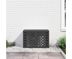 Kondicionierių uždangalas Juoda 90 x 40 x 60 cm Plienas