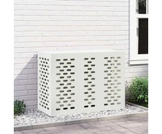 Kondicionierių uždangalas Balta 110 x 50 x 80 cm Plienas