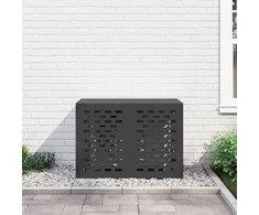 Kondicionierių uždangalas Juoda 100 x 50 x 70 cm Plienas