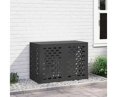 Kondicionierių uždangalas Juoda 100 x 50 x 70 cm Plienas