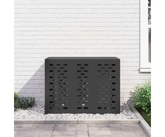 Kondicionierių uždangalas Juoda 110 x 50 x 80 cm Plienas