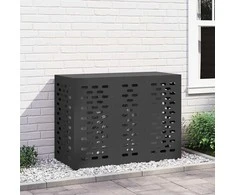 Kondicionierių uždangalas Juoda 110 x 50 x 80 cm Plienas