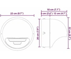 Oro ventiliacijos dangčiai 2 vnt. Sidabrinė 200 mm