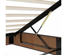 Lova Osmanų lovos rėmas be čiužinio, rudas, 120x190cm, audinys