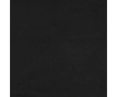 Osmanų lovos rėmas su čiužiniais, juodas, 100x200cm, aksomas