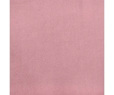 Osmanų lovos rėmas su čiužiniais, rožinis, 90x200cm, aksomas