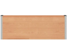 Paaukštinta sodo lova 2 pcs WPC ir aliuminis