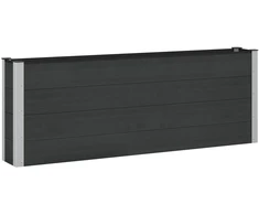 Paaukštinta sodo lova 2 pcs WPC ir aliuminis
