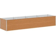 Paaukštinta sodo lova 390 x 100 x 68 cm Cinkuota plienas