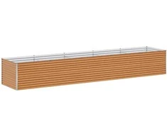 Paaukštinta sodo lova 485 x 100 x 68 cm Cinkuota plienas