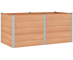 Paaukštinta sodo lova Ruda 200 x 100 x 91 cm aliuminis
