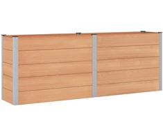 Paaukštinta sodo lova Ruda 250 x 50 x 91 cm aliuminis