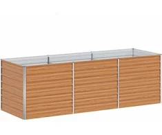 Paaukštinta sodo lova Šviesiai rudas 240 x 80 x 77 cm