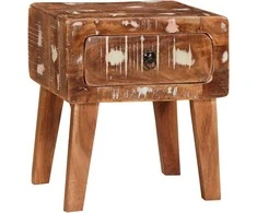 Žurnalinis staliukas Ruda 40 x 32 x 46 cm Kietas atkurtas medis