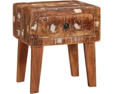 Žurnalinis staliukas Ruda 40 x 32 x 46 cm Kietas atkurtas medis