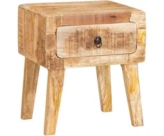Žurnalinis staliukas Ruda 40 x 32 x 46 cm Kietas mango medis