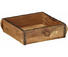 Padėklas Ruda 29 x 31 x 10 cm Kietas atkurtas medis