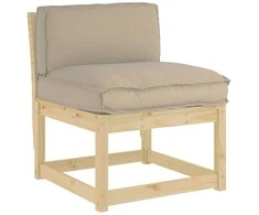 Pagalvėlė Taupe 70 x 40 x 12 cm Oksfordo audinys