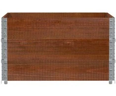 Padėklų apvadai, 3vnt., rudi, 100x100cm, pušies masyvas
