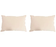 Pagalvė 2 pcs Smėlio 60 x 70 cm Kapokų pluoštas