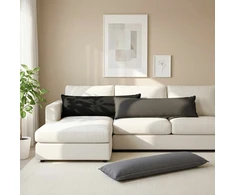 Pagalvėlė HOUTEN Šviesiai pilka 40 x 145 cm Dirbtinis linelis