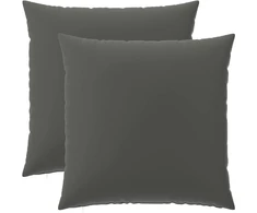 Pagalvėlė 2 vnt. HEERLEN Antracito 55 x 55 cm Poliesteris