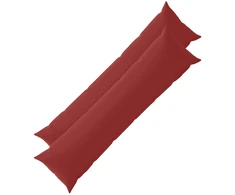 Pagalvėlė 2 vnt. HEERLEN Vyno raudona 40 x 145 cm Poliesteris