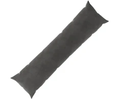 Pagalvėlė su pagalve HEERLEN Tamsiai pilka 40 x 145 cm Aksomas