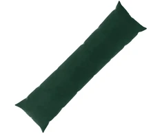 Pagalvėlė su pagalve HEERLEN Tamsiai žalia 40 x 145 cm Aksomas