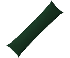 Pagalvėlė su pagalve HEERLEN Tamsiai žalia 40 x 145 cm Audinys