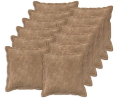 Pagalvėlė su pagalve HOUTEN 12 vnt. Taupe Mikropluošto flisas
