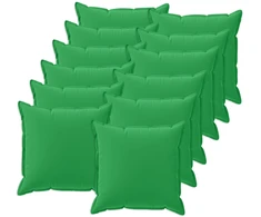 Pagalvėlė su pagalve HOUTEN 12 vnt. Žalia Poliesteris