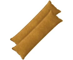 Pagalvėlė 2 vnt. HOUTEN Geltona 40 x 145 cm Mikropluošto flisas