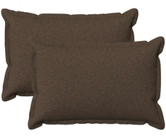 Pagalvėlė su pagalve HOUTEN 2 vnt. Taupe Dirbtinis linelis