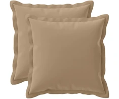 Pagalvėlė su pagalve HOUTEN 2 vnt. Taupe Poliesteris