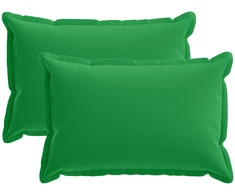 Pagalvėlė su pagalve HOUTEN 2 vnt. Žalia Poliesteris