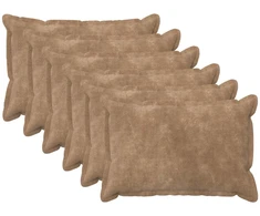 Pagalvėlė su pagalve HOUTEN 6 vnt. Taupe Mikropluošto flisas