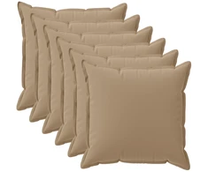 Pagalvėlė su pagalve HOUTEN 6 vnt. Taupe Poliesteris