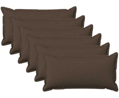 Pagalvėlė su pagalve HOUTEN 6 vnt. Taupe Dirbtinis linelis