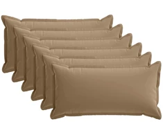 Pagalvėlė su pagalve HOUTEN 6 vnt. Taupe Poliesteris
