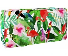 Pagalvėlė Gėlių Įvairiaspalvis 80 x 40 x 12 cm Oksfordo audinys