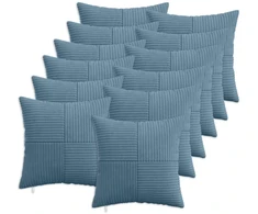 Pagalvėlės užvalkalas 12 pcs ALMELO Mėlyna 45 x 45 cm mančester