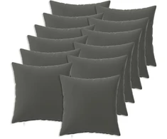 Pagalvėlės užvalkalas 12 pcs HEERLEN Antracito 40 x 40 cm