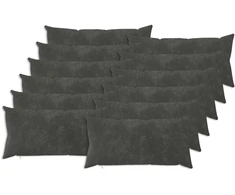 Pagalvėlės užvalkalas 12 pcs HEERLEN Antracito 40 x 80 cm