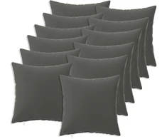 Pagalvėlės užvalkalas 12 pcs HEERLEN Antracito 45 x 45 cm